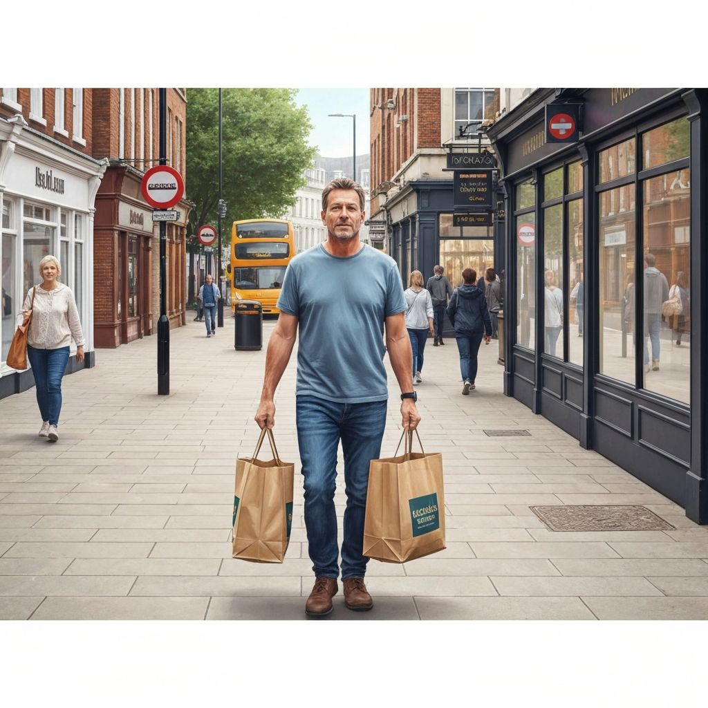 Person with market bags